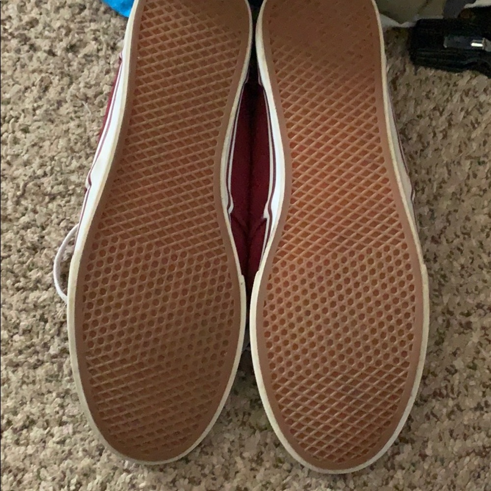 Burgundy vans size 10 - Picture 4 of 4